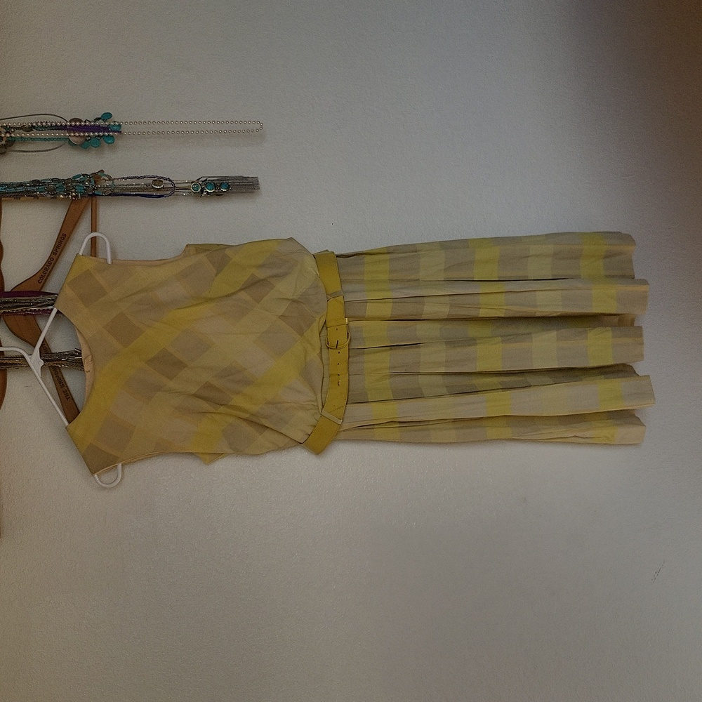 Vintage 1960s plaid dress